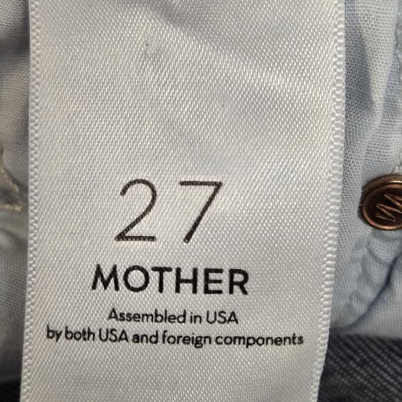 Mother Jeans Womens 27 Looker Ankle Chew Breaking The Law Crop Skinny Distressed - Picture 10 of 14